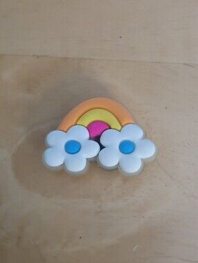 10 for $10 Jibbitz Croc Charm - Luminous Rainbow w/ Flowers - Glow in Dark